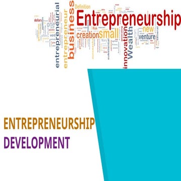 entrepreneurship development program ...