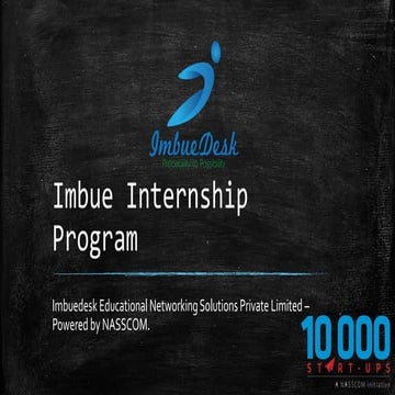 Imbue Internship Program