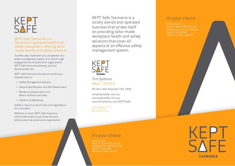 Kept Safe Brochure