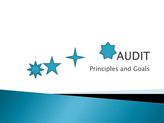 AUDITOR PRESENTATION