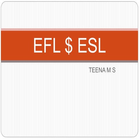 1 efl $ esl | PPTX