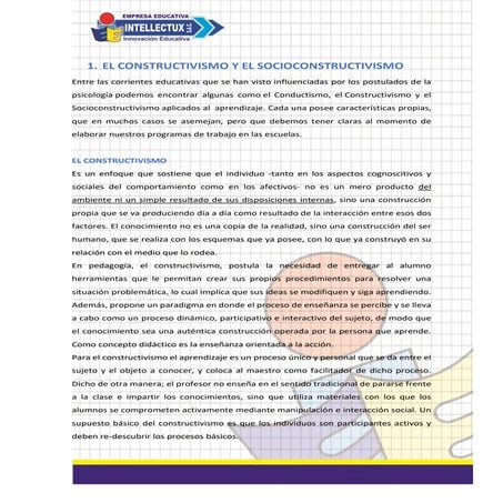 Método constructivista en la lectoescritura | PDF