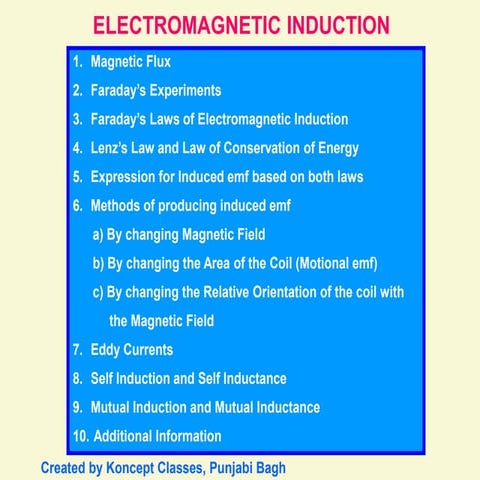 1 electromagnetic induction