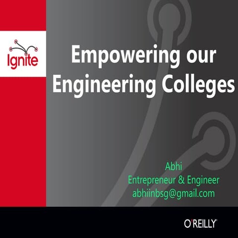 Empowering our Engineering colleges