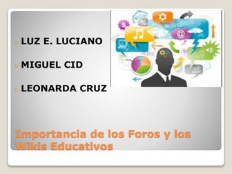 1er. expocision los foros y los wikis