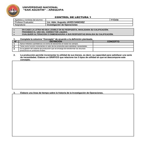 1er control de lectura