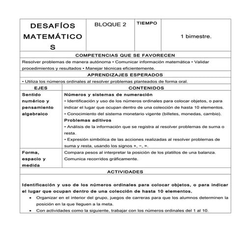 1er grado   desafíos matemáticos