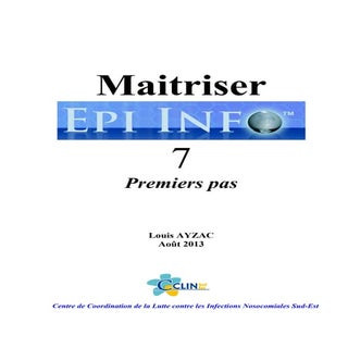 1 er  pas epi info 7