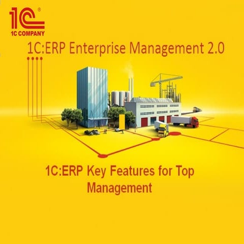 1C: ERP.  Top Management Key Features
