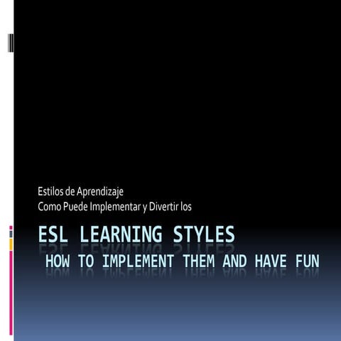 1 esl learning styles