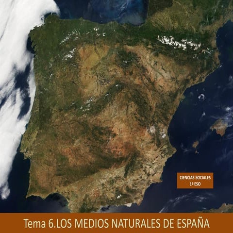 Tema 6. Los medios naturales de España