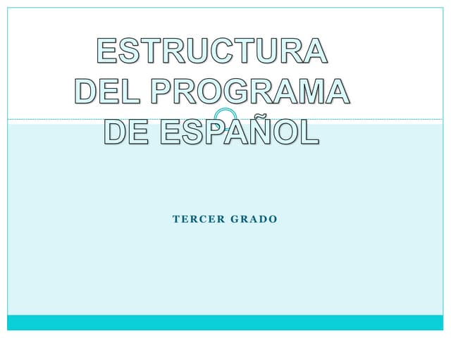 1 estructura de la asignaturaespaño...