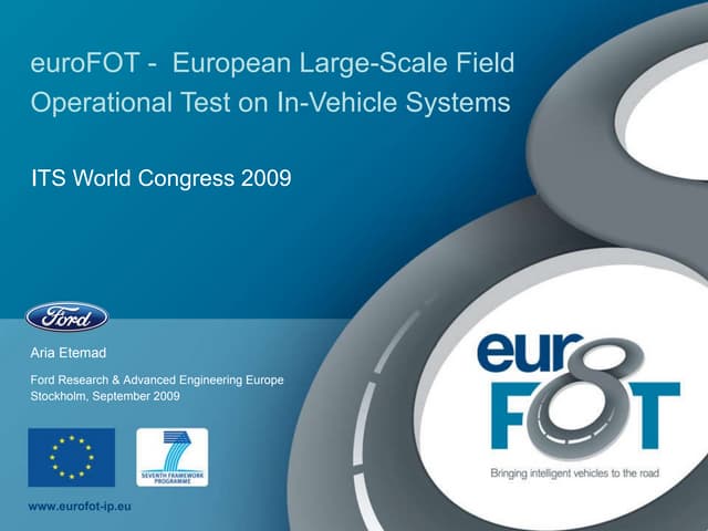 Aria Etemad, Ford Research Centre