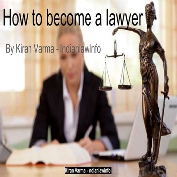 How to become a lawyer