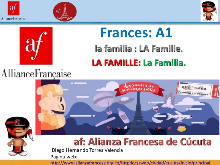 la familia en frances