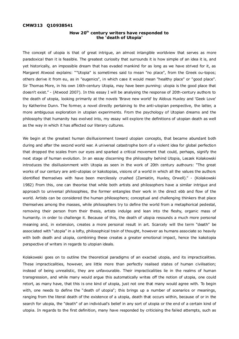 Rutgers Essay Example Shock Value Essay Essay On Flowers also Custom Essay Writing Online Essay On Utopia Utopia Essay Essay On Utopia Gxart Utopia Vs Perfect Introduction For An Essay