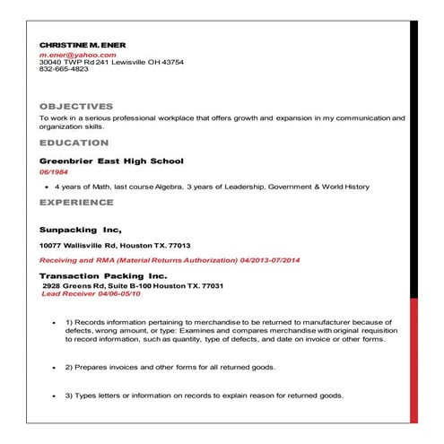 Christine M. Ener RMA