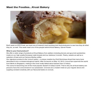 Meet the Foodies..RTE Food Lifestyle