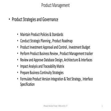 Product Management