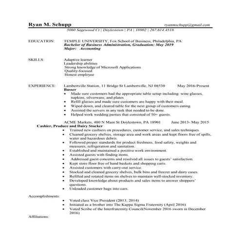 Ryan Schupp-Resume