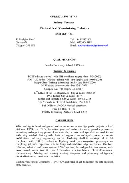 curriculum vitae revised | DOCX