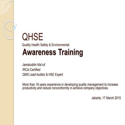 Basic of Integrated Management System