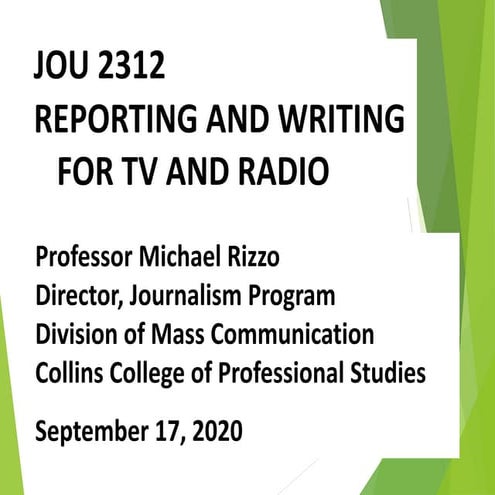 Fall 2020 JOU 2312 Class Presentation 8 24-2020 | PPTX