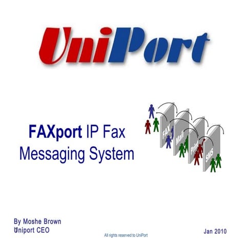 FAXport presentation 25 jan 2010