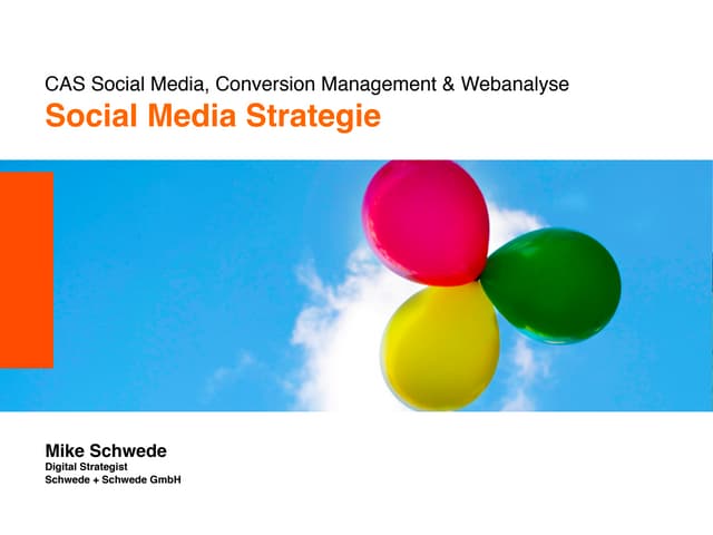 Social Media Strategie