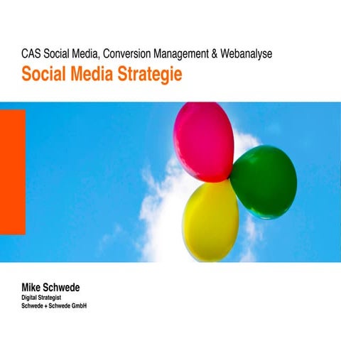 Social Media Strategie