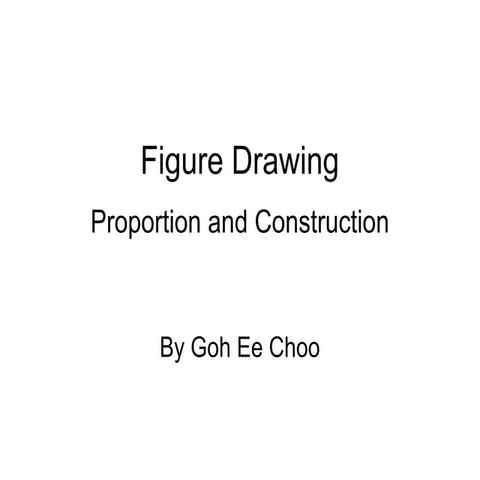  Figure Drawing proportion and construction