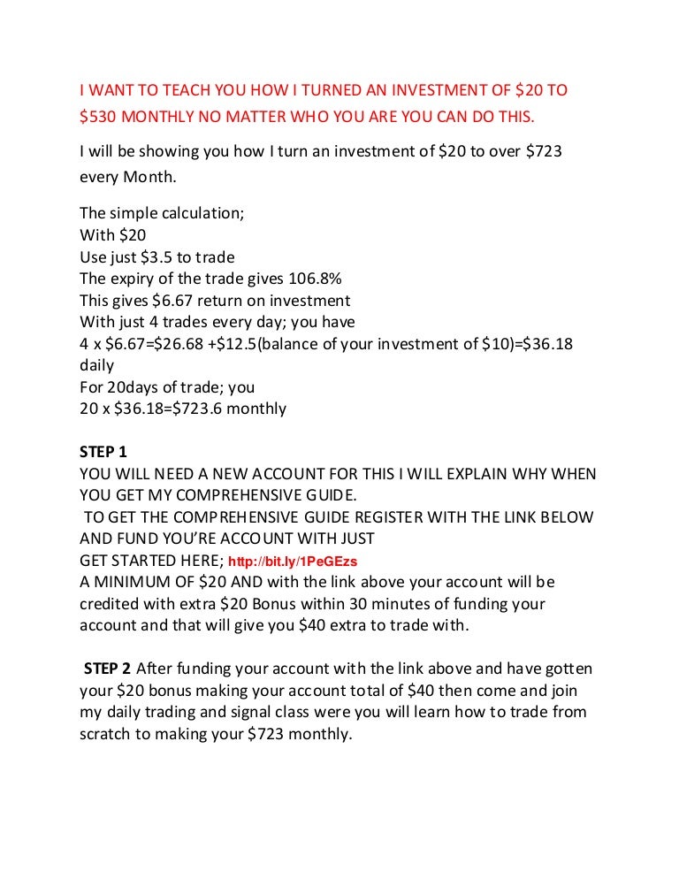 Binary options trading signals in nigeria