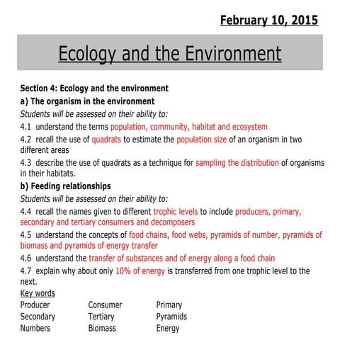 1 food chains and webs edexcel new mp