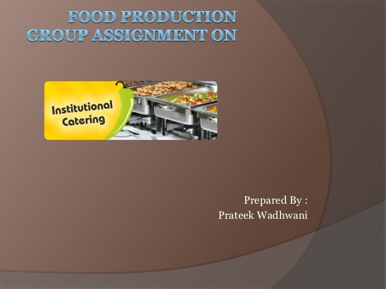 Institutional Catering