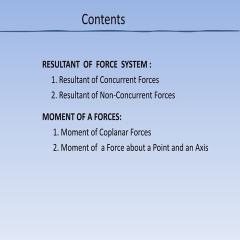 1 force sys type