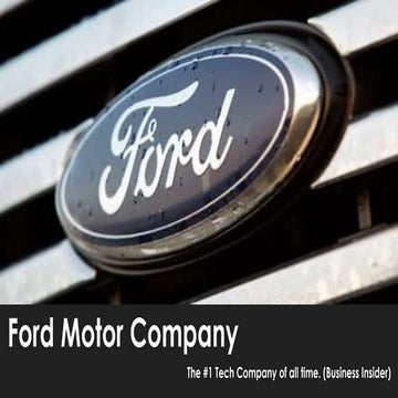 ApresentaçAo Da Ford | PPT