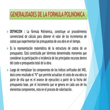 formula polinomica