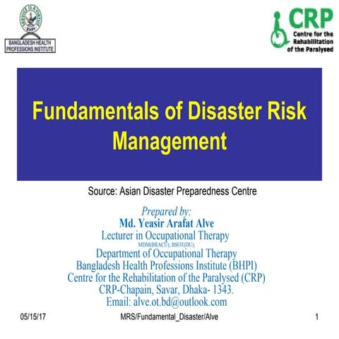 Inclusive Disaster and Development