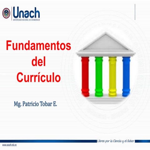 Fuentes o Fundamentos del curriculo 1