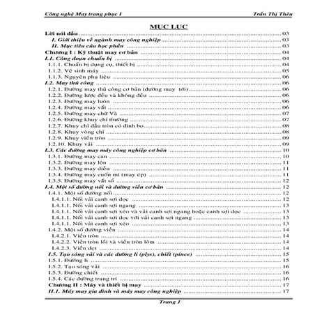 1 giáo trình công nghệ may trang phục 1