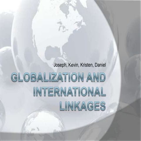 1 globalization internationallinkages