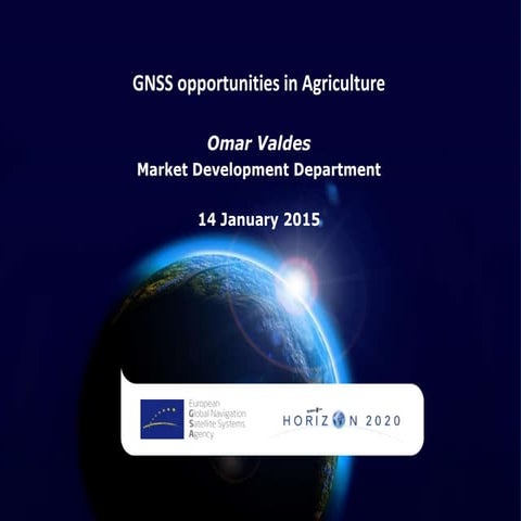 GNSS Opportunities in Agriculture, Mapping and Surveying