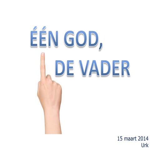 1 GOD deel 2