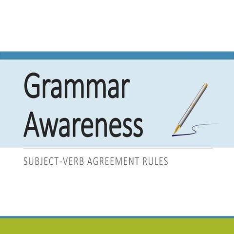 Grammar Awareness (Language Curriculum)