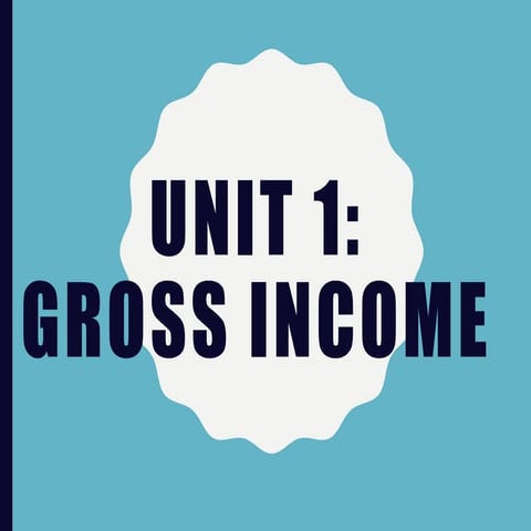 1 gross income