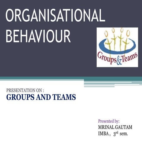 1 group & teams   mrinal