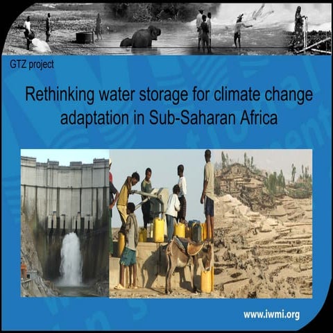 Rethinking water storage for climate change adaptation in Sub-Saharan Africa