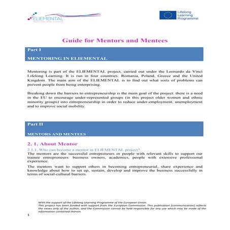 2 mentoring contract final version ro | PDF