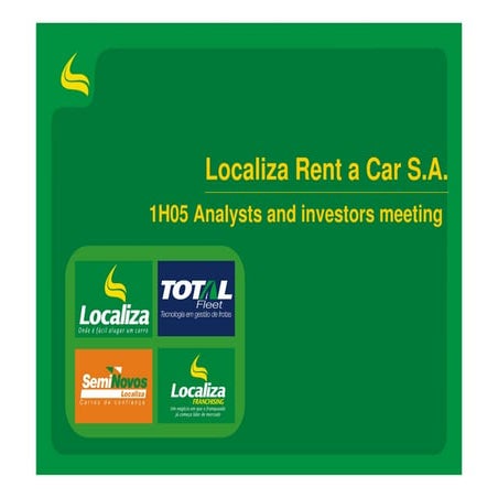 1 H05 Analystsand Investors Meeting