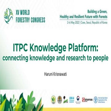 ITPC Knowledge Platform: Connecting knowledge and research to people
